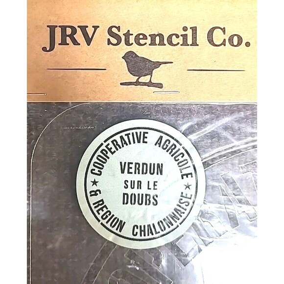 NEW JRV 15mil Reusable French Agricole Co-Op Grain Sack Stencil 11.5x11.5 - Picture 1 of 3